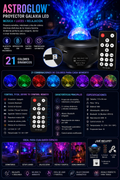 🌌 AstroGlow™ – Proyector Galaxia LED con Bluetoot
